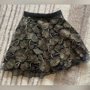 Beautiful Anthropologie lace cutwork size 10 skirt